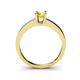 5 - Ilone Lab Created Yellow Sapphire Solitaire Engagement Ring 