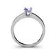5 - Ilone Tanzanite Solitaire Engagement Ring 