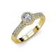 3 - Lore Diamond Halo Bridal Set Ring 