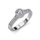 3 - Lore Diamond Halo Bridal Set Ring 