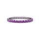 1 - Audrey 2.00 mm Amethyst U Prong Eternity Band 