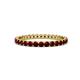 1 - Audrey 2.00 mm Red Garnet U Prong Eternity Band 