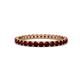 1 - Audrey 2.00 mm Red Garnet U Prong Eternity Band 