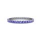 1 - Audrey 2.00 mm Tanzanite U Prong Eternity Band 