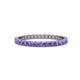 1 - Audrey 2.00 mm Iolite U Prong Eternity Band 