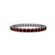 1 - Audrey 2.00 mm Red Garnet U Prong Eternity Band 