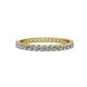 1 - Audrey 2.00 mm Diamond U Prong Eternity Band 