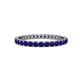 1 - Audrey 2.00 mm Blue Sapphire U Prong Eternity Band 
