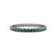 1 - Audrey 2.00 mm Lab Created Alexandrite U Prong Eternity Band 