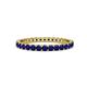 1 - Audrey 2.40 mm Blue Sapphire U Prong Eternity Band 