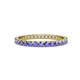 1 - Audrey 2.40 mm Tanzanite U Prong Eternity Band 