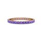 1 - Audrey 2.40 mm Iolite U Prong Eternity Band 