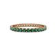 1 - Audrey 2.40 mm Lab Created Alexandrite U Prong Eternity Band 