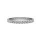 1 - Audrey 2.40 mm Diamond U Prong Eternity Band 