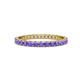 1 - Audrey 2.40 mm Iolite U Prong Eternity Band 