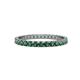 1 - Audrey 2.40 mm Lab Created Alexandrite U Prong Eternity Band 