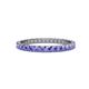 1 - Audrey 2.40 mm Tanzanite U Prong Eternity Band 