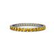 1 - Audrey 2.40 mm Citrine U Prong Eternity Band 