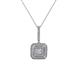 1 - Debbie Diamond Double Halo Pendant 