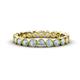 1 - Arria 2.70 mm Aquamarine Eternity Band 