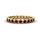 1 - Arria 2.70 mm Red Garnet Eternity Band 