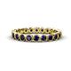 1 - Arria 2.70 mm Blue Sapphire Eternity Band 
