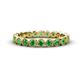 1 - Arria 2.70 mm Green Garnet Eternity Band 