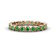 1 - Arria 2.70 mm Green Garnet Eternity Band 