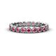 1 - Arria 2.70 mm Rhodolite Garnet Eternity Band 