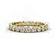 1 - Arria 2.70 mm White Sapphire Eternity Band 
