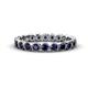 1 - Arria 2.70 mm Blue Sapphire Eternity Band 