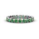 1 - Arria 2.70 mm Green Garnet Eternity Band 