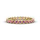 1 - Arria 2.40 mm Pink Sapphire Eternity Band 