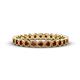 1 - Arria 2.40 mm Red Garnet Eternity Band 
