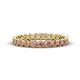 1 - Arria 2.40 mm Rhodolite Garnet Eternity Band 