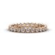 1 - Arria 2.40 mm White Sapphire Eternity Band 