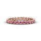 1 - Arria 2.40 mm Pink Sapphire Eternity Band 