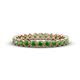 1 - Arria 2.40 mm Green Garnet Eternity Band 