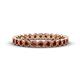 1 - Arria 2.40 mm Red Garnet Eternity Band 