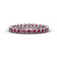 1 - Arria 2.40 mm Ruby Eternity Band 