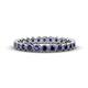 1 - Arria 2.40 mm Blue Sapphire Eternity Band 