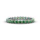1 - Arria 2.40 mm Green Garnet Eternity Band 