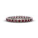 1 - Arria 2.40 mm Red Garnet Eternity Band 