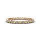 1 - Arria 2.00 mm Peridot and Diamond Eternity Band 