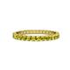 1 - Audrey 2.70 mm Yellow Diamond U Prong Eternity Band 