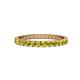 1 - Audrey 2.70 mm Yellow Diamond U Prong Eternity Band 