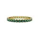 1 - Audrey 2.70 mm Lab Created Alexandrite U Prong Eternity Band 