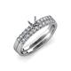 2 - Sezen Semi Mount Bridal Set Ring 