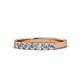 1 - Fiala 2.70 mm Diamond 7 Stone Wedding Band 