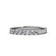 1 - Fiala 2.70 mm Diamond 7 Stone Wedding Band 